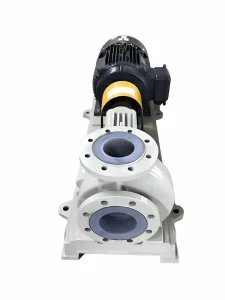 IHF Series fluoroplastic lined chemical centrifugal pump for handling acids sulfuric hydrochloric nitric and hydrofluoric acid